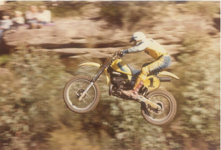 Robert Beatle Bailey in action over a jump